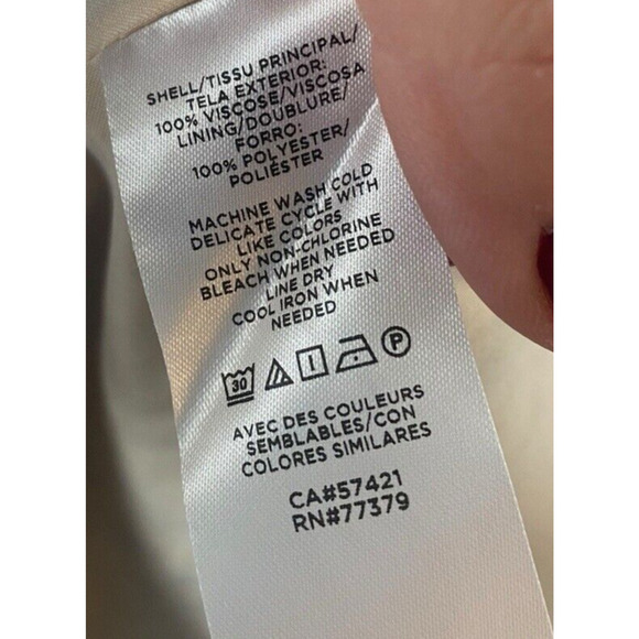 Ann Taylor Dress Size 12 Mixed Animal Print Tie Wrap Waist Midi Career Tailored - Picture 11 of 12